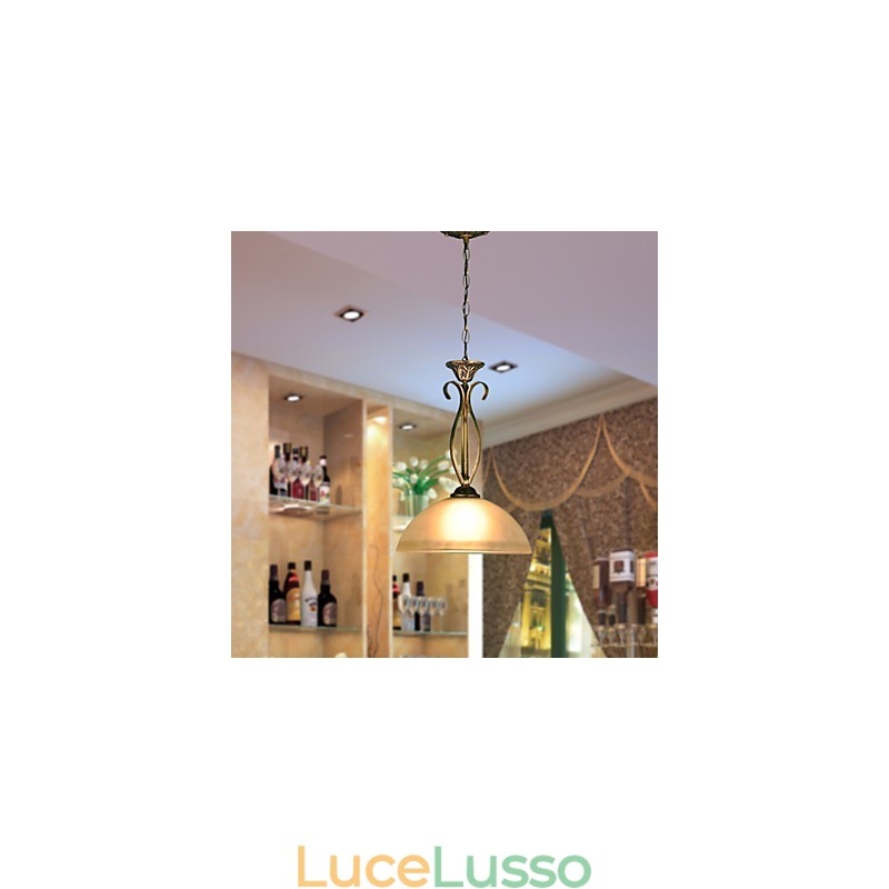Lampada da tavolo rurale nordica è una lampada in vetro a goccia a testa singola con idee contemporanee e contrattate