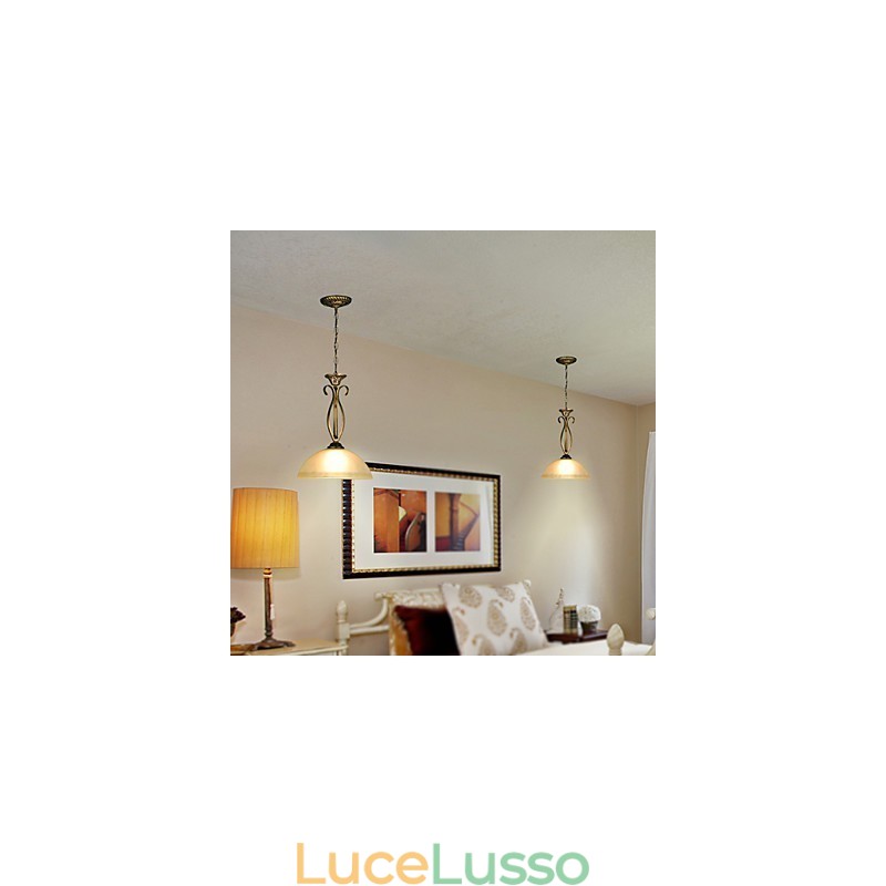 Lampada da tavolo rurale nordica è una lampada in vetro a goccia a testa singola con idee contemporanee e contrattate