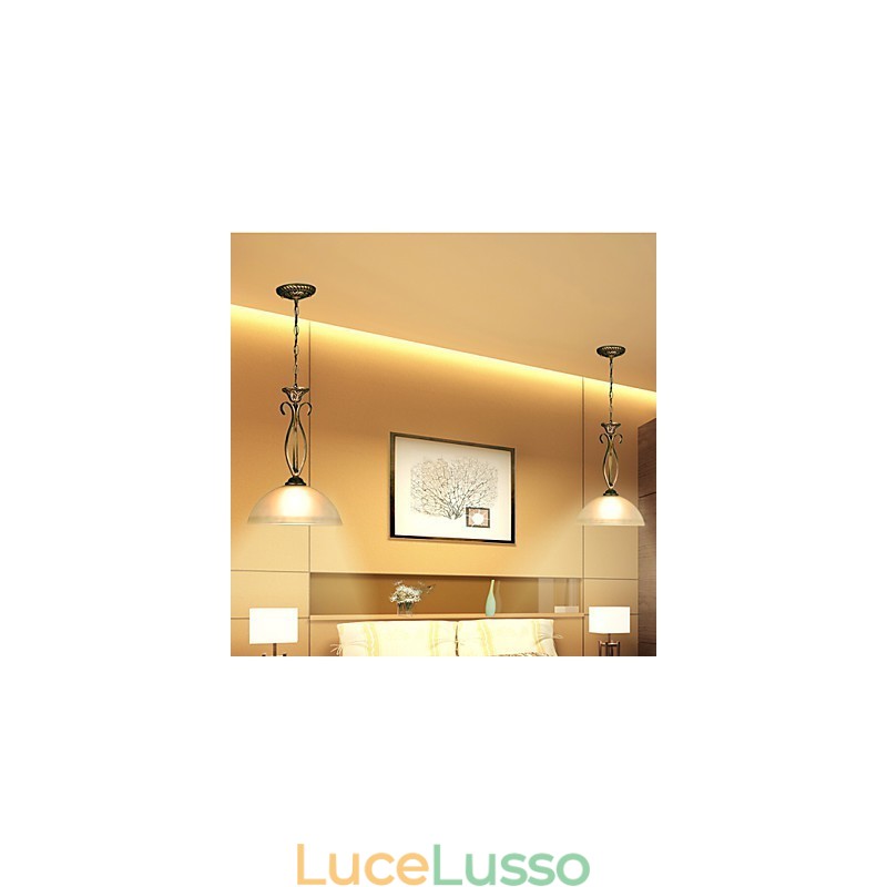 Lampada da tavolo rurale nordica è una lampada in vetro a goccia a testa singola con idee contemporanee e contrattate