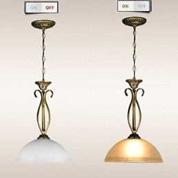 Lampada da tavolo rurale nordica è una lampada in vetro a goccia a testa singola con idee contemporanee e contrattate