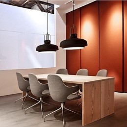 Lampada a sospensione moderna in metallo stile country contemporaneo