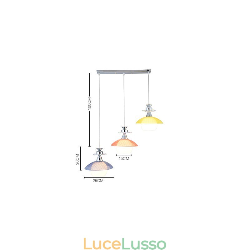 Lampade a sospensione moderne contemporanee in vetro