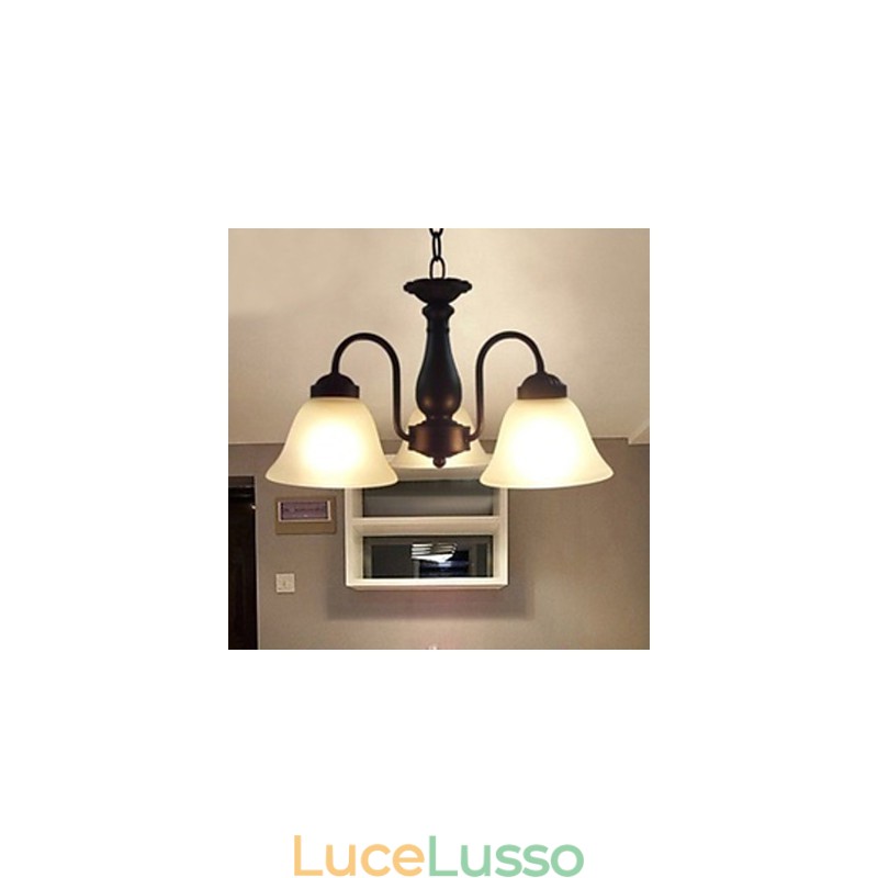 Lampada a sospensione classica tradizionale in metallo