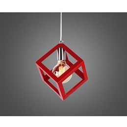 Lampadario in metallo dipinto in stile mini classico tradizionale