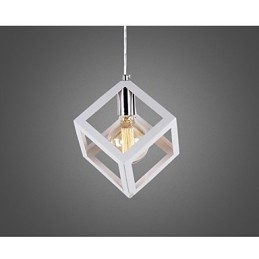 Lampadario in metallo dipinto in stile mini classico tradizionale