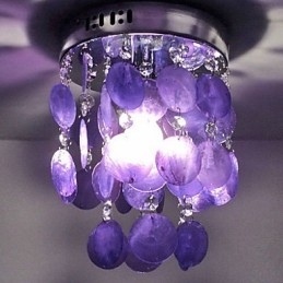 Lampada a sospensione cromata moderna e contemporanea in stile mini