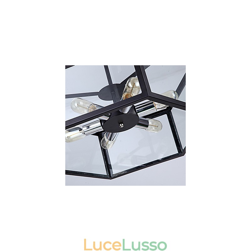 Lampadario in vetro moderno minimalista mediterraneo caffè nordico lampade lampadario