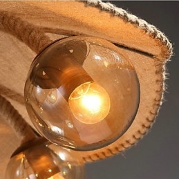 Lampadario in metallo dipinto di campagna, lampada a sospensione, camera da letto