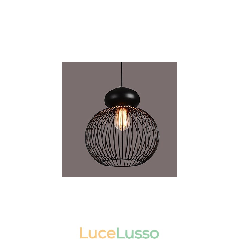 Lampada a sospensione in metallo di Retro Designers