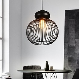 Lampada a sospensione in metallo di Retro Designers