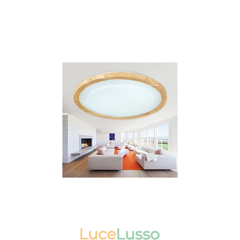Moderno Contemporaneo Country Mini Stile Altri Legno Bambù Lampada a sospensione