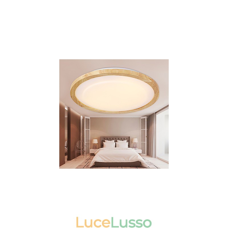Moderno Contemporaneo Country Mini Stile Altri Legno Bambù Lampada a sospensione