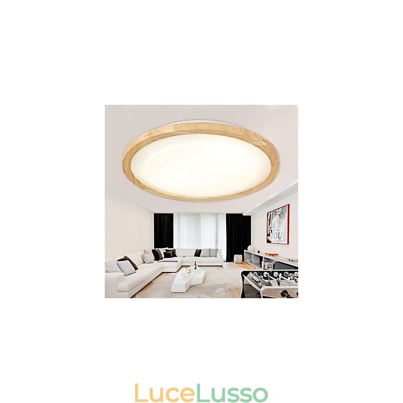 Moderno Contemporaneo Country Mini Stile Altri Legno Bambù Lampada a sospensione