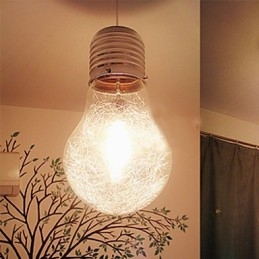 Lampade a sospensione tradizionali classiche rustiche Lodge Vintage Retro Vetro