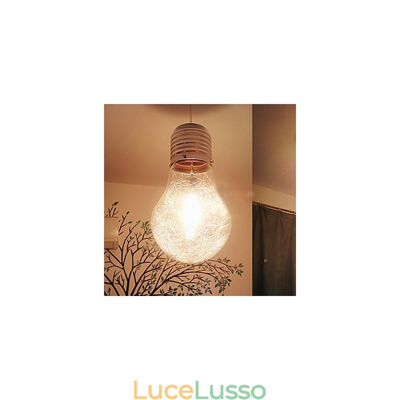 Lampade a sospensione tradizionali classiche rustiche Lodge Vintage Retro Vetro