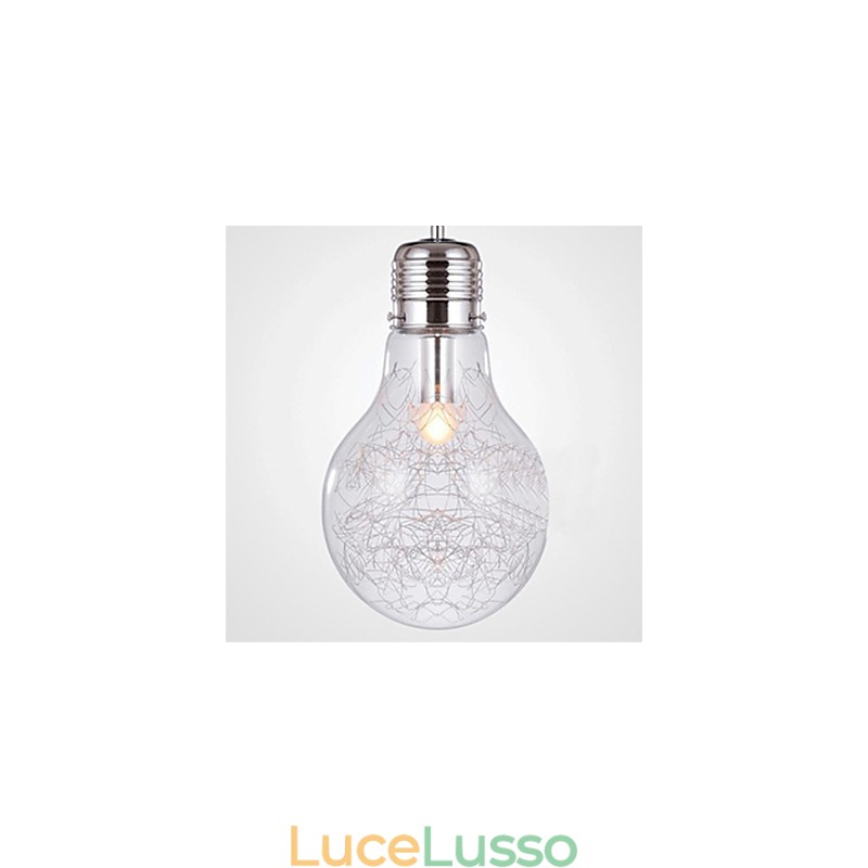 Lampade a sospensione tradizionali classiche rustiche Lodge Vintage Retro Vetro