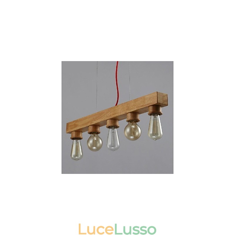 Moderno Contemporaneo Tradizionale Classico Mini Stile Dipinto Legno Bambù Lampada a Sospensione
