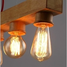 Moderno Contemporaneo Tradizionale Classico Mini Stile Dipinto Legno Bambù Lampada a Sospensione