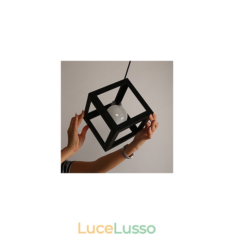Lampadario in ferro battuto creativo contemporaneo e su contratto, lampade a testa singola