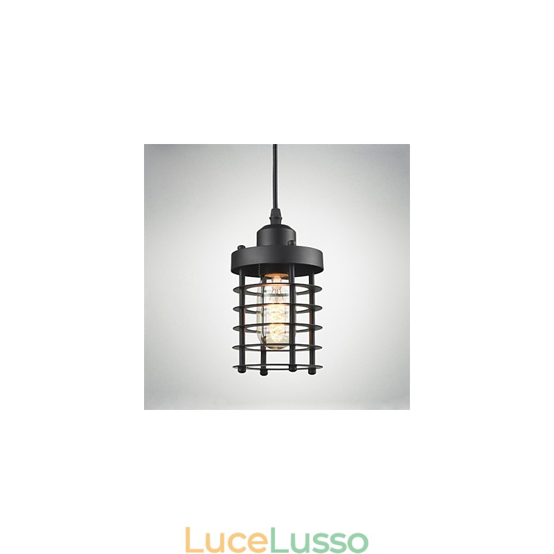 Lampada da soffitto retrò Lampadario vintage in ferro industriale Negozio Lampada a sospensione