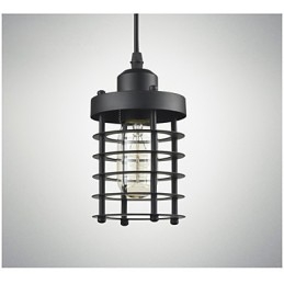 Lampada da soffitto retrò Lampadario vintage in ferro industriale Negozio Lampada a sospensione