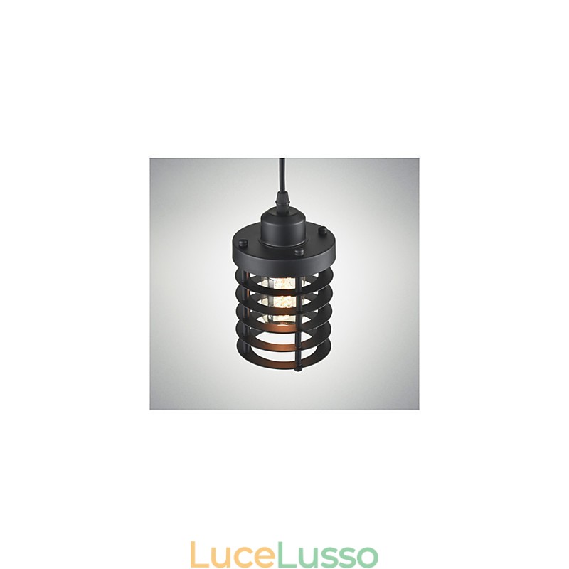 Lampada da soffitto retrò Lampadario vintage in ferro industriale Negozio Lampada a sospensione