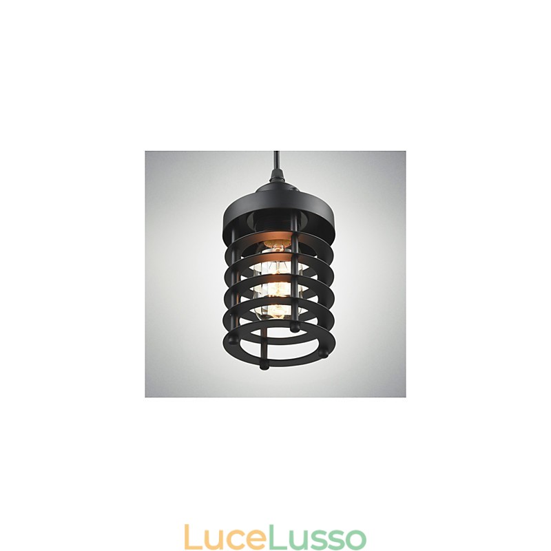 Lampada da soffitto retrò Lampadario vintage in ferro industriale Negozio Lampada a sospensione