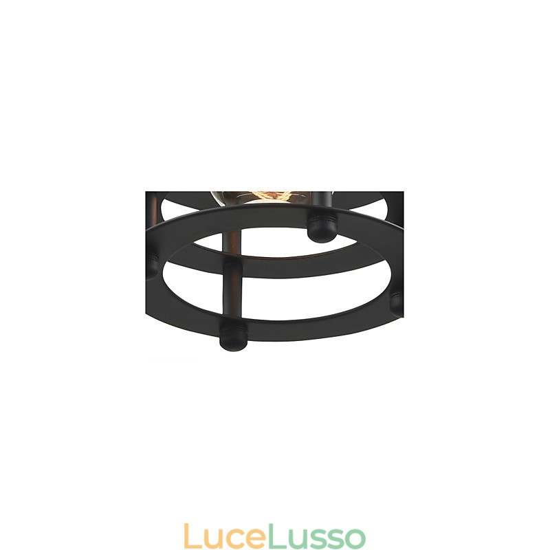Lampada da soffitto retrò Lampadario vintage in ferro industriale Negozio Lampada a sospensione
