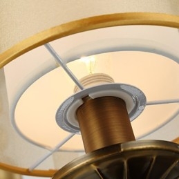 Lampadario in metallo elettroplaccato in stile rustico Lodge Vintage Mini