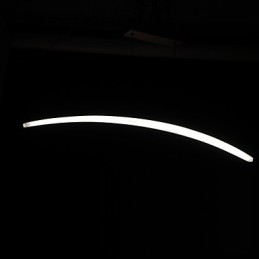 Lampada a sospensione moderna contemporanea in metallo galvanizzato acrilico