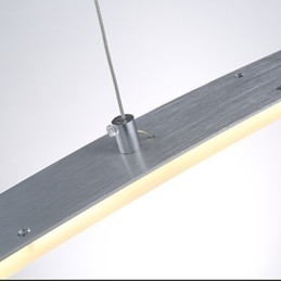 Lampada a sospensione moderna contemporanea in metallo galvanizzato acrilico