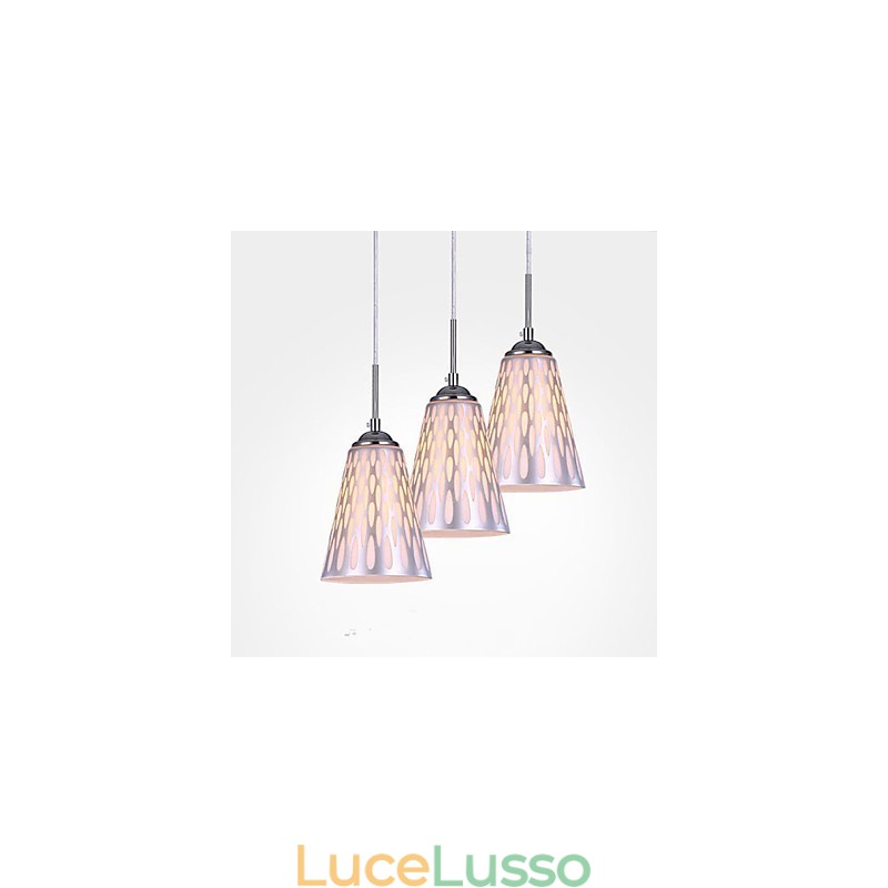 Moderne lampade da soffitto e lanterne da pranzo semplici