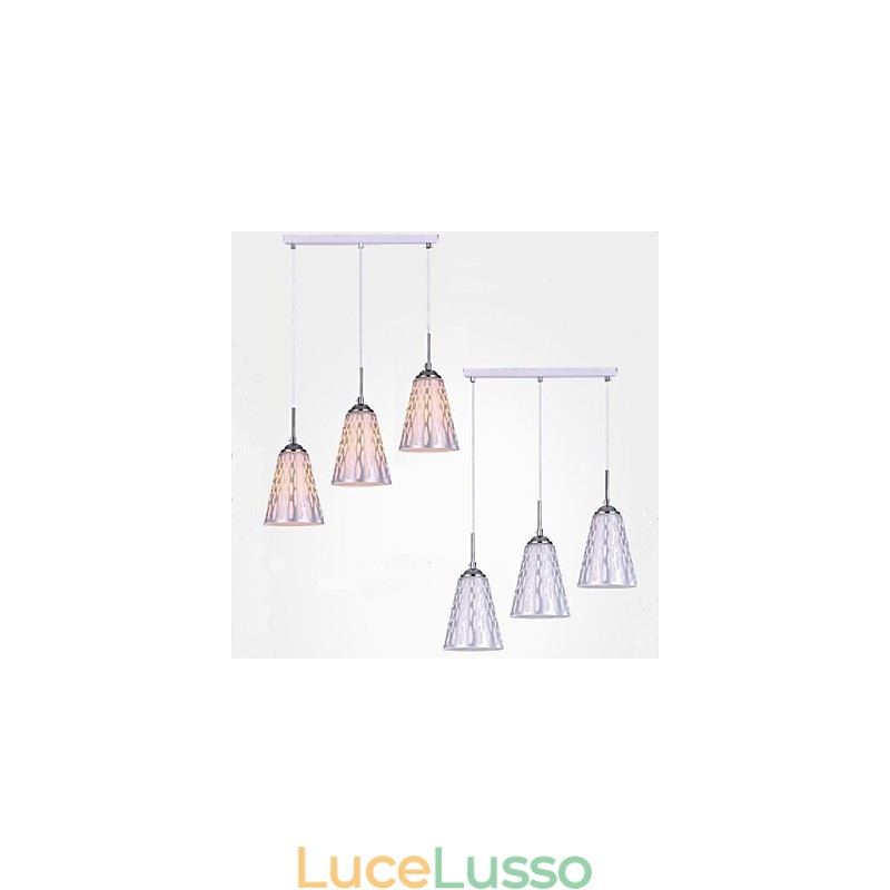 Moderne lampade da soffitto e lanterne da pranzo semplici