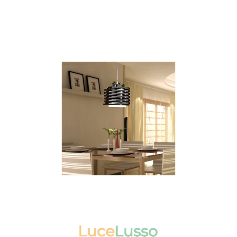 Lampada a sospensione moderna e contemporanea in stile mini dipinto