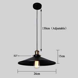 Lampada a sospensione classica retrò in stile europeo Art Droplight