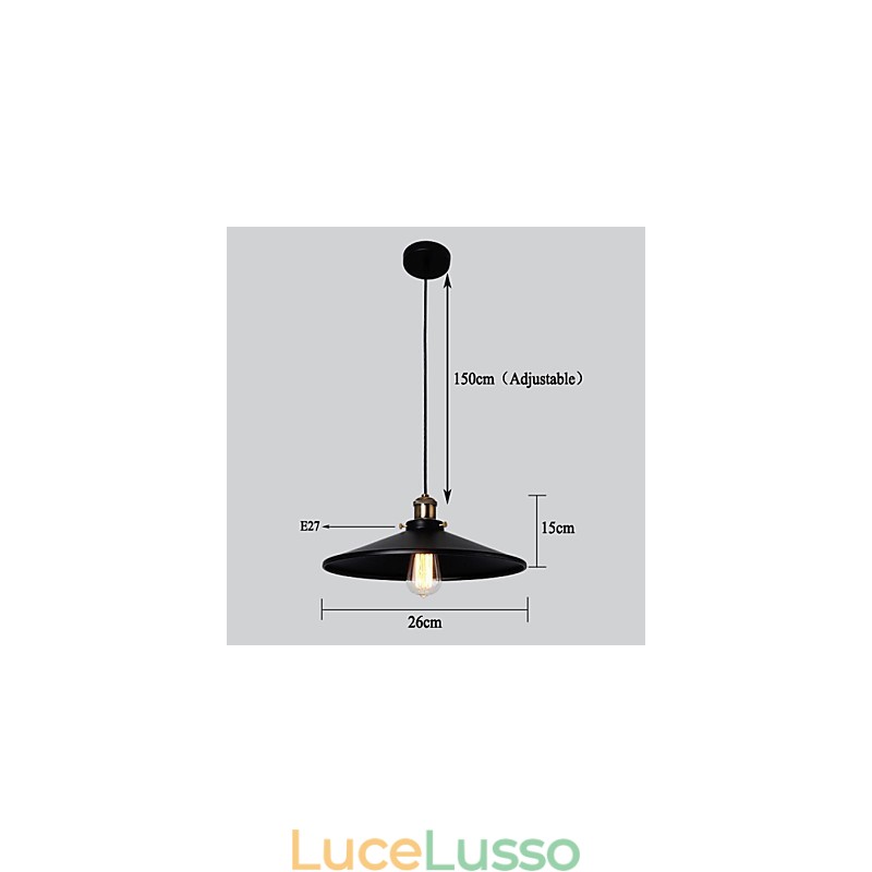 Lampada a sospensione classica retrò in stile europeo Art Droplight