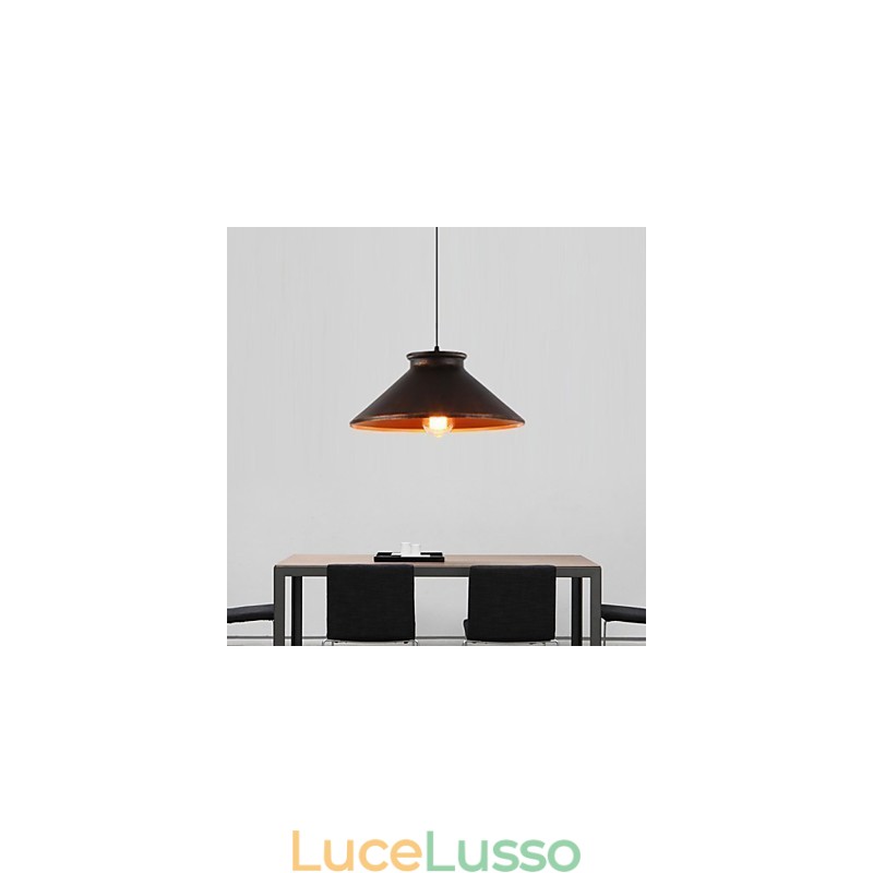 Lampada a sospensione in metallo di Retro Designers