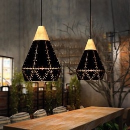 Retro Classic Metal Ceiling Lights Semplici lampade a sospensione Lampada a sospensione da bar
