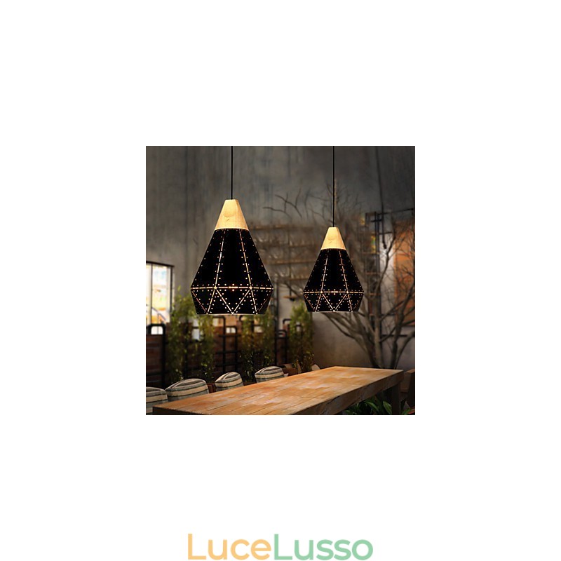 Retro Classic Metal Ceiling Lights Semplici lampade a sospensione Lampada a sospensione da bar
