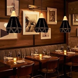 Retro Classic Metal Ceiling Lights Semplici lampade a sospensione Lampada a sospensione da bar