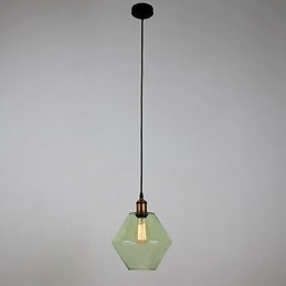 Lampada a sospensione minimalista artistica a 1 luce in vetro