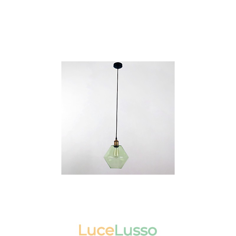 Lampada a sospensione minimalista artistica a 1 luce in vetro