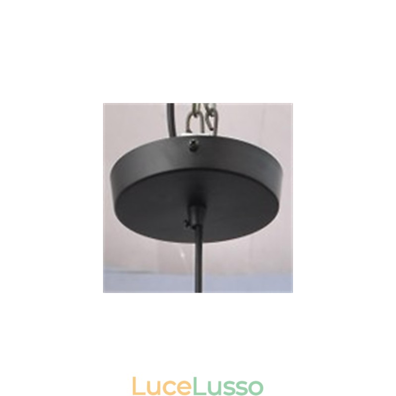 Lampadario singolo in vetro minimalista retrò americano