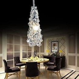 Lampadario Tradizione Classico in vetro trasparente a 1 luce