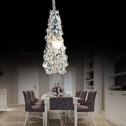 Lampadario Tradizione Classico in vetro trasparente a 1 luce