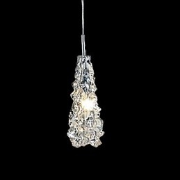 Lampadario Tradizione Classico in vetro trasparente a 1 luce