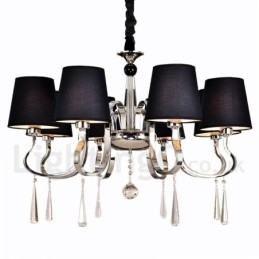 Moderno Contemporaneo Tradizionale Classico Rustico Lodge Vintage Country Isola Lampadario in metallo cromato