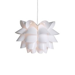 Lampada a goccia con loto bianco, moderna e contratta, idea nordica