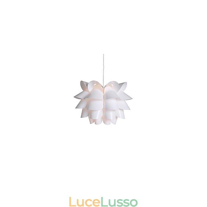 Lampada a goccia con loto bianco, moderna e contratta, idea nordica