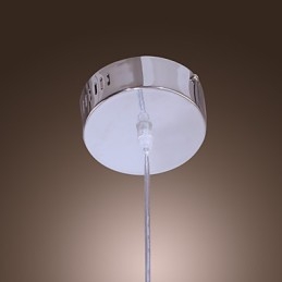 Lampada a sospensione cromata moderna e contemporanea in stile mini